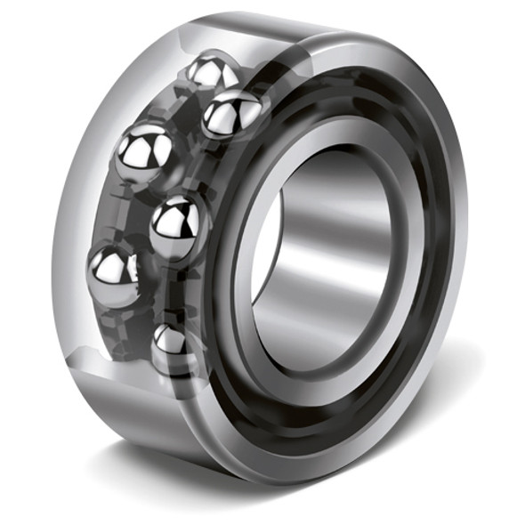 NSK 5206ZZTN Light Conrad Angular Contact Ball Bearing, 30 mm Dia Bore, 62 mm OD