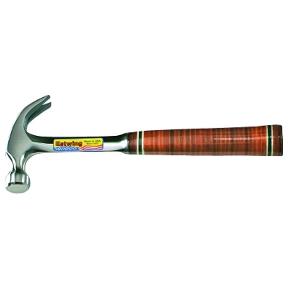 Claw Hammer, Steel Head, Straight Steel Handle, 12 1/2 in, 1 1/2 lb (1 EA)