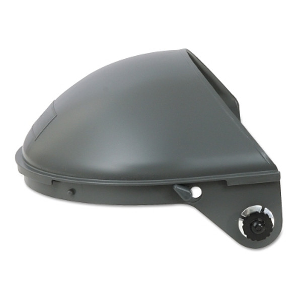 High Performance Faceshield System, F500 Series, 7"Crown, Quik-Lok Mounting Cup (1 EA)