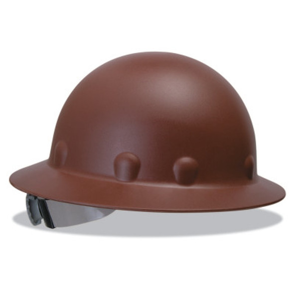 Honeywell P1A Hard Hats, SuperEight, 8-Point Ratchet, Full Brim, Brown (1 EA/EA)