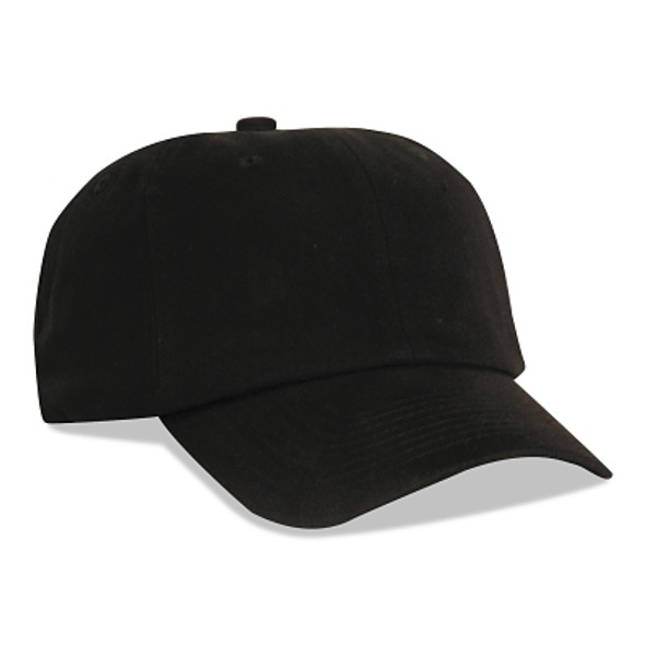 Homerun Baseball Style Bump Caps, Back Strap, Black (1 EA)