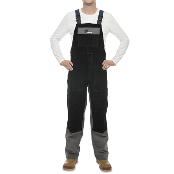 FR Bib & Brace Combination Overall, Black/Gray, X-Large (1 EA)