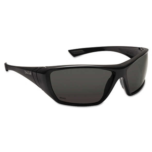 Hustler Safety Glasses, Polarized Lens, Anti-Fog, Anti-Scratch, Black Frame (10 PR / BX)