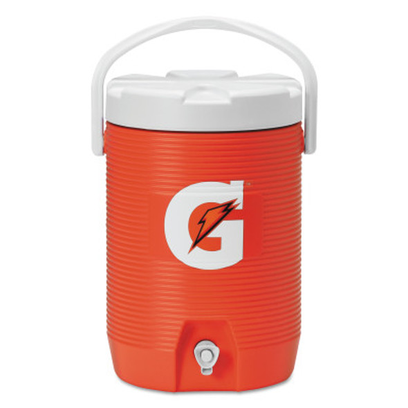 Beverage Cooler, 3 gal, Orange/White (1 EA)