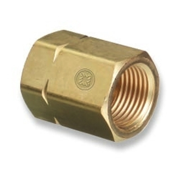 Western Enterprises Brass Cylinder Adaptors, From CGA-300 Commercial Acetylene To CGA-510 POL Acetylene (1 EA / EA)