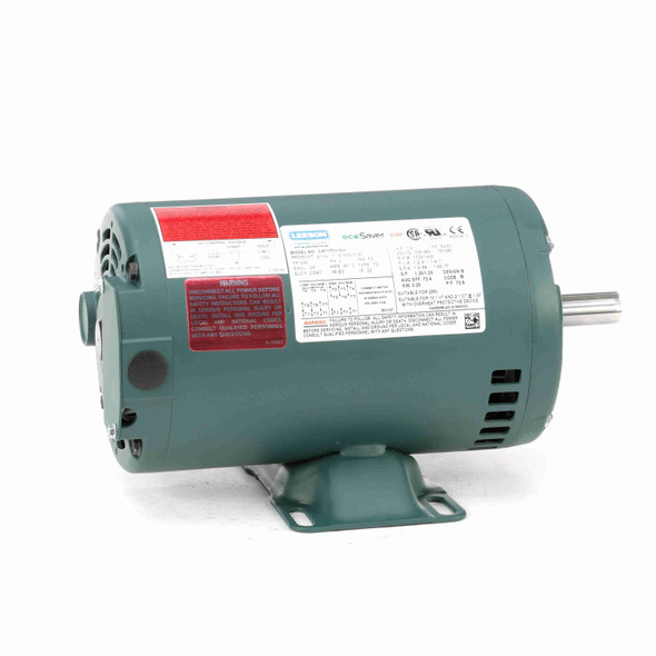 Leeson 0.33 HP General Purpose Motor, 3 phase, 1800 RPM, 230/460 V, 56 Frame, ODP - E103017.00