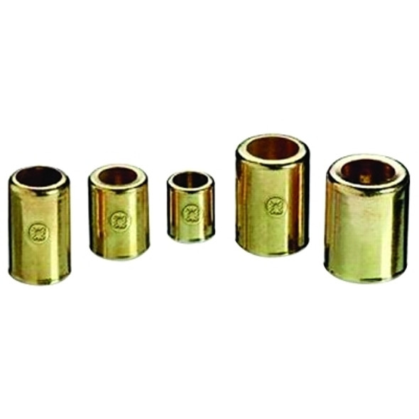 Western Enterprises Brass Hose Ferrules, 0.575 in I.D. (1 EA / EA)