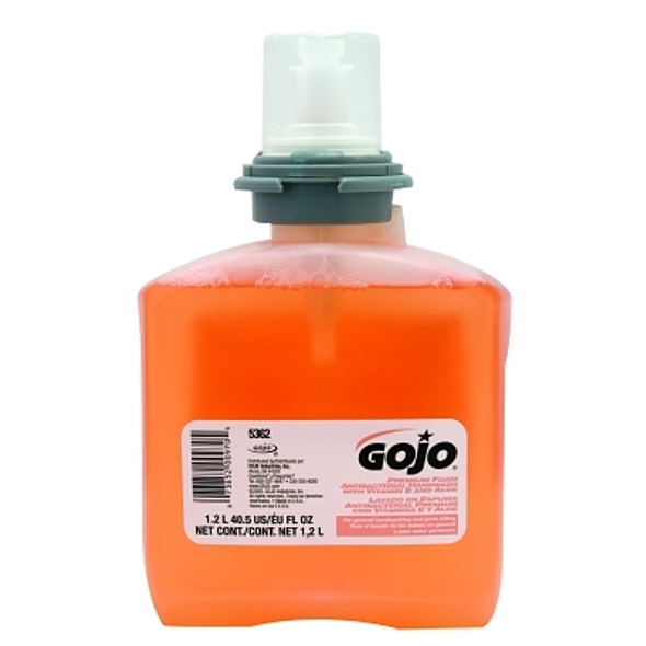 Gojo Premium Foam Antibacterial Handwash, Fruit, Refill Bottle, 1,200 mL (2 EA / CA)