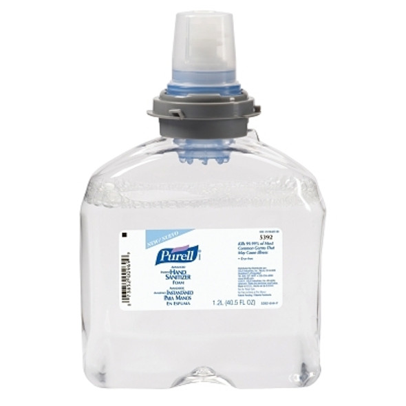 PURELL Advanced Hand Sanitizer Dispenser Refill, Foam, TFX, 1200 mL, Fruity (2 EA / CA)