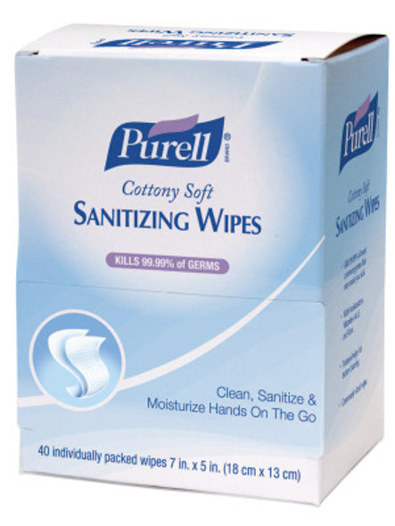 Gojo Purell Cottony Soft Sanitizing Wipes (12 CA/EA)