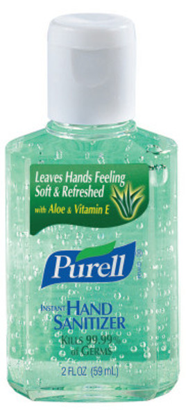 Gojo Purell Instant Hand Sanitizers with Aloe, 2 oz (24 EA/EA)