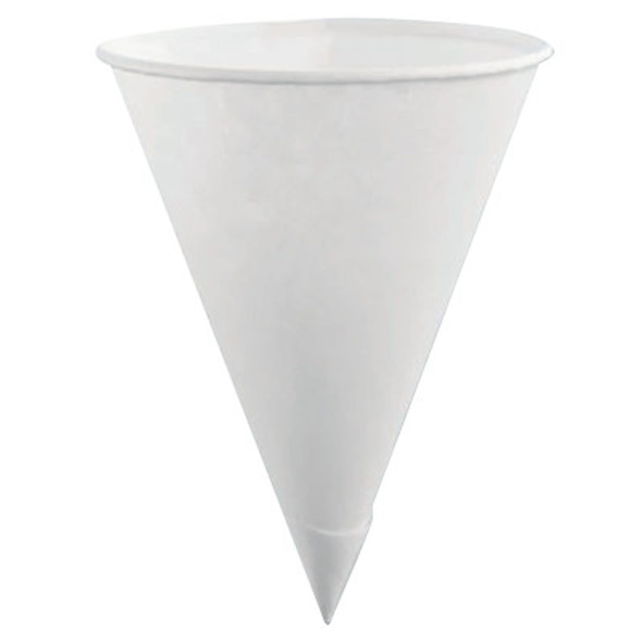 Newell Rubbermaid Disposable Paper Cone Cups, 4 oz, White (1 CA/EA)
