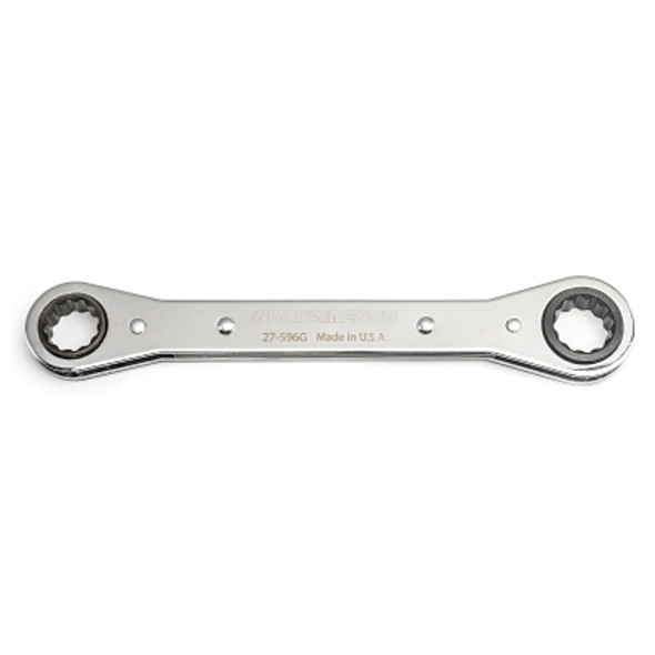 GEARWRENCH 12 Point Laminated Double Box Ratcheting Wrenches, SAE, 3/4 in;5/8 in (1 EA / EA)