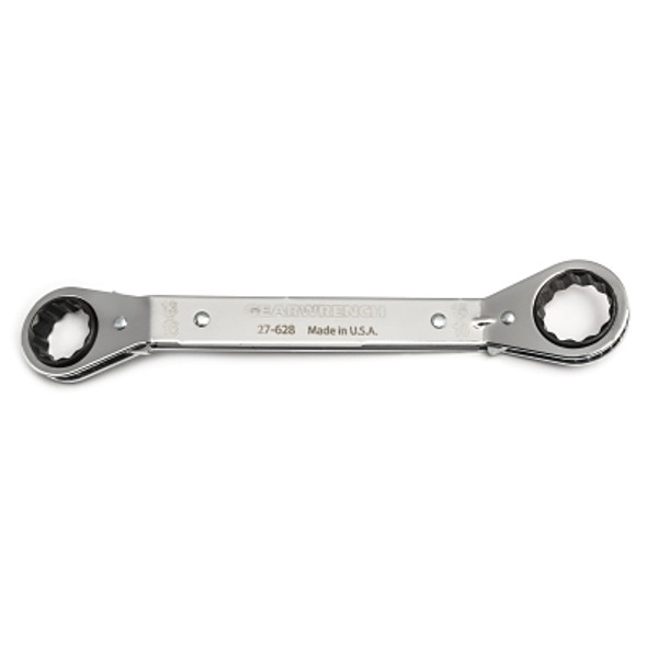 GEARWRENCH 12 Point 25 Deg Offset Laminated Ratcheting Box Wrenches, SAE, 3/4 in;5/8 in (1 EA / EA)