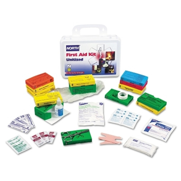 Unitized First-Aid Kits, Personal Protection, Metal, 24 Person (1 EA)