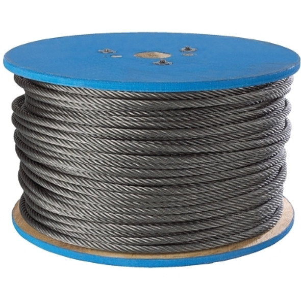 Peerless Aircraft Quality Wire Ropes, 250 ft, 7-Strand, Plastic Coating (250 FT / CTN)