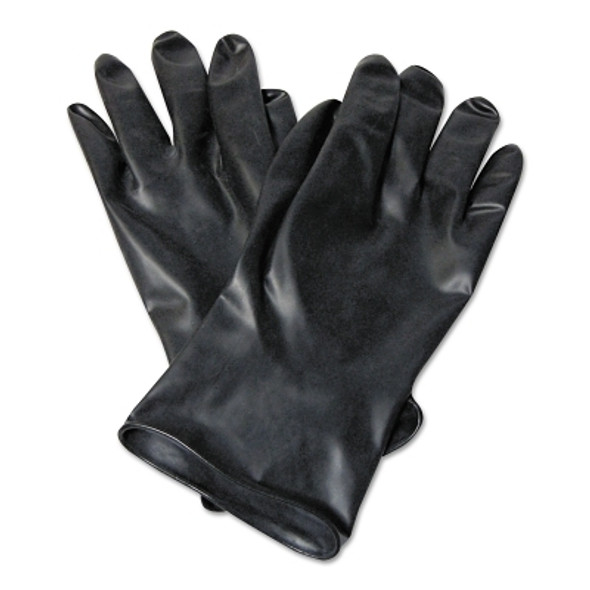Chemical Resistant Butyl Glove, Size 10, Black, 13 mil, Smooth (1 PR / PR)