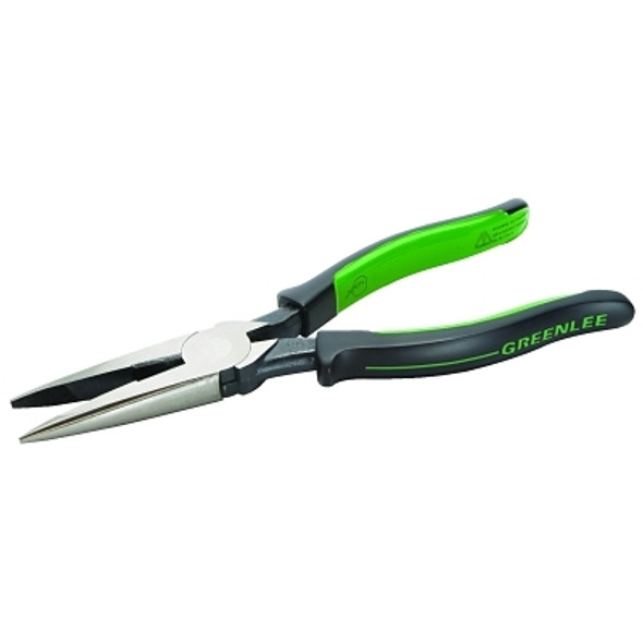 Long Nose Pliers, Chrome Vanadium Steel, 8 in (1 EA)