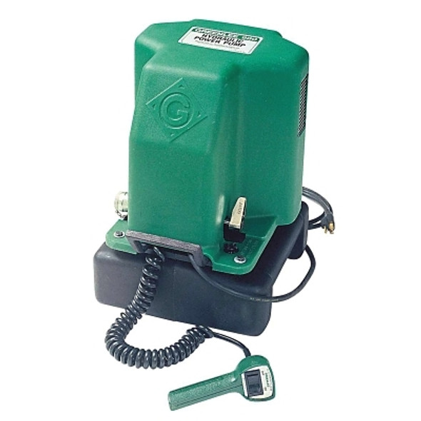 Greenlee Electric Hydraulic Pumps, 1.5 hp, 10,000 psi Max Op. Press. (1 EA / EA)