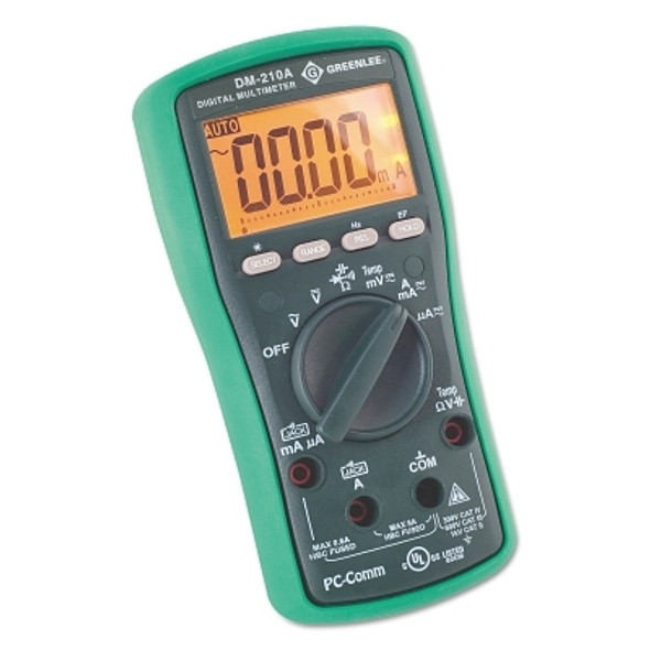 DM-210A Digital Multimeter with Auto and Manual Ranging (1 EA)
