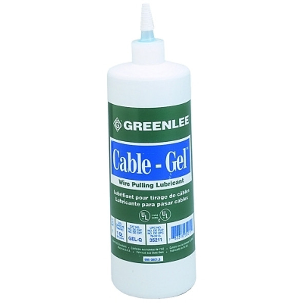 Greenlee Cable-Gel Cable Pulling Lubricants, 1 qt Squeeze Bottle (12 BTL / CS)
