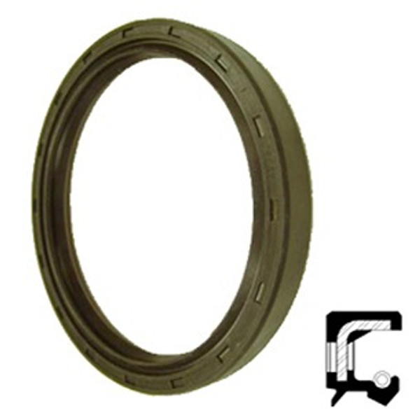 CR Seals 145X170X12 HMSA7 R Double Lip Oil Seal - Solid, 145 mm Shaft, 170 mm OD, 12 mm Width, HMSA7 Design, Nitrile Rubber (NBR) Lip Material