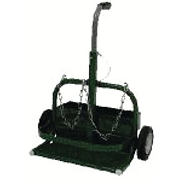 Saf-T-Cart 150 Series Carts, Holds 14 in dia. Cylinders, 6 in Semi-Pneumatic Wheels (1 EA / EA)