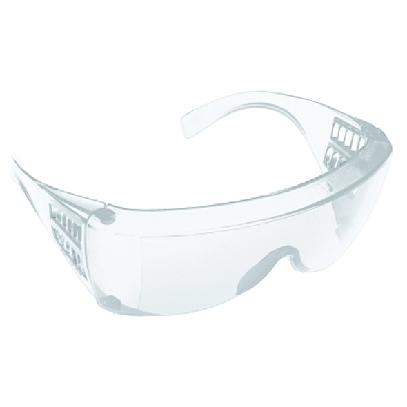 Norton 180� Safety Glasses, Clear Lens, Anti-Scratch/Anti-Static/UV, Clear Frame (10 PR / BX)