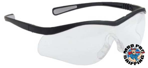 Honeywell Lightning Safety Glasses, Clear Lens, Anti-Scratch, Anti-Static, Black Frame (10 BX/EA)