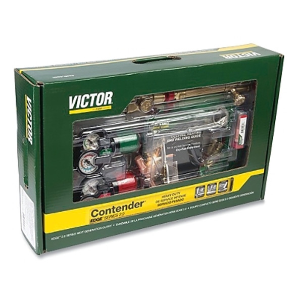 Victor Contender EDGE 2.0 Welding and Cutting Outfits, Acetylene, Welds Up to 3 in (1 EA / EA)