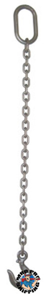 ACCO Chain 1/2" FOUR LEG CHAIN SLING OBLONG SLING HOOKS 5' (1 EA / EA)