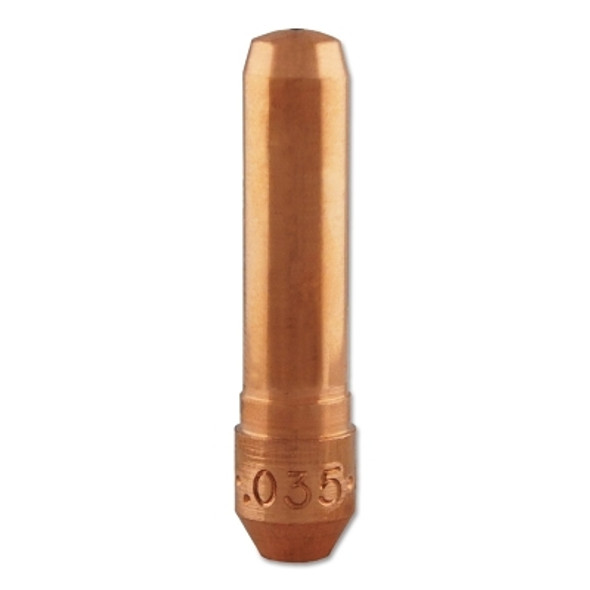 Bernard Centerfire MIG Contact Tip, 0.035 in Wire, T Series, Non-Threaded/Tapered Base (1 EA / EA)