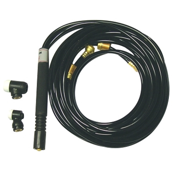 WeldCraft Water Cooled Flexible Tig Torch Packages, Flexible Head, 25 ft Vinyl Cable (1 EA / EA)