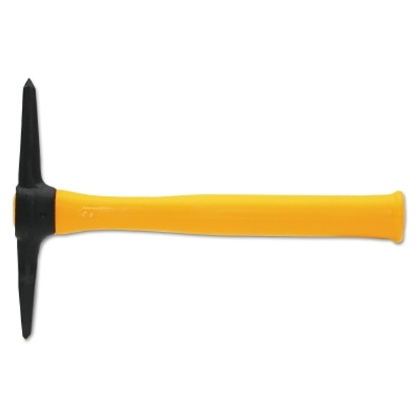 Chipping Hammer, 12 in, 16 oz Head, Cross Chisel and Pick, Plastic Handle (1 EA)