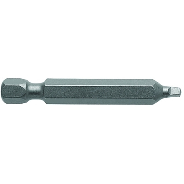 APEX Square Recess Power Bits, #1, 1/4 in Drive, 2 3/4 in (1 EA / EA)