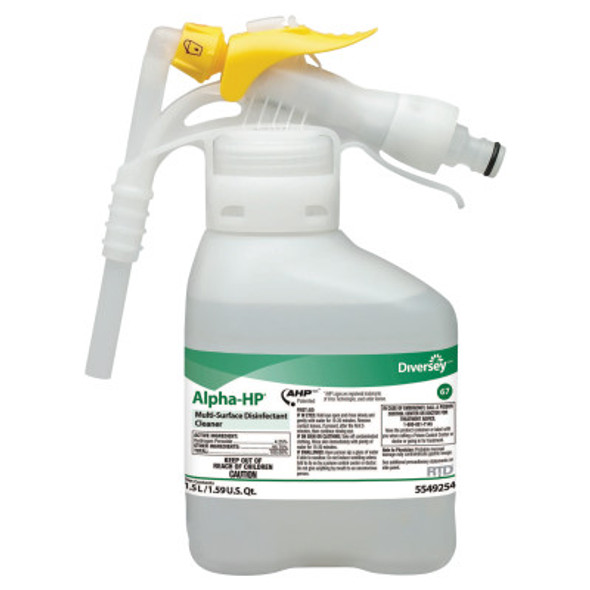 Alpha-HP Multi-Surface Disinfectant Cleaner, Citrus Scent, 1.5L Spray Bottle UOM (2 EA / CT)