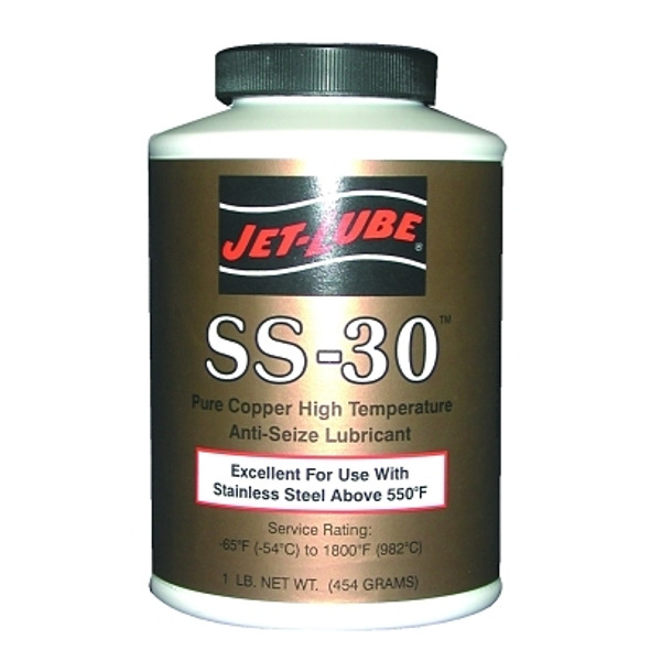 Jet-Lube SS-30 High Temperature Anti-Seize & Gasket Compound, 1 lb Brush Top Can (1 CAN / CAN)