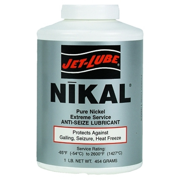 Jet-Lube Nikal High Temperature Anti-Seize & Gasket Compounds, 1/2 lb Can (1 CN / CN)