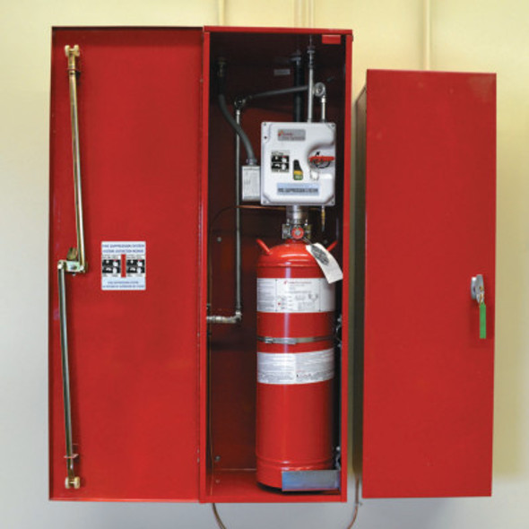 Justrite Fire Suppression Systems, For A, B, C Fires, 21 lb Cap. Wt. (1 EA/BOX)