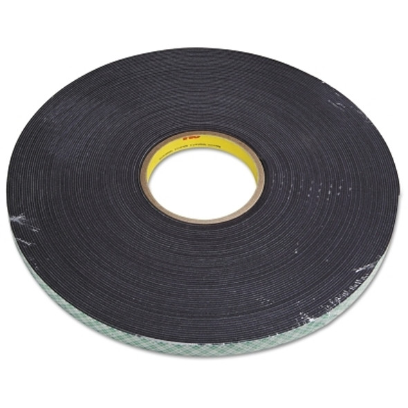 3M Abrasive Double Coated Urethane Foam Tapes 4056, 3/4 in X 36 yd, 62 mil, Black (12 RL / CA)