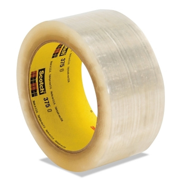 3M Scotch High Performance Box Sealing Tapes 375, 48 mm x 50 m, 3.1 mil Thick, Clear (1 RL / RL)