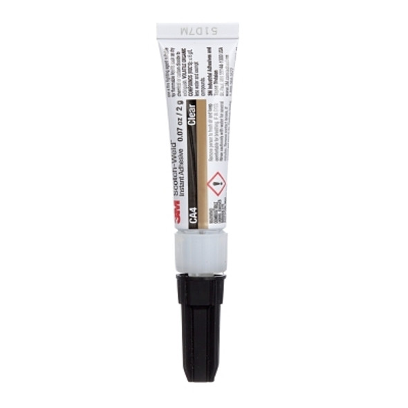 3M Industrial Scotch-Weld Instant Adhesives, 2 g Tube, Clear (24 TB / CA)