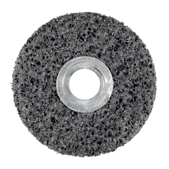 Scotch-Brite Clean and Strip Unitized Wheel, 4 in x 1/4 in, Coarse, Silicon Carbide, 10000 rpm, black (5 EA / CTN)