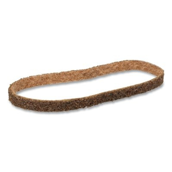 3M Scotch-Brite Surface Conditioning Belt, 1/2 in x 24 in, Coarse, Brown (1 EA / EA)