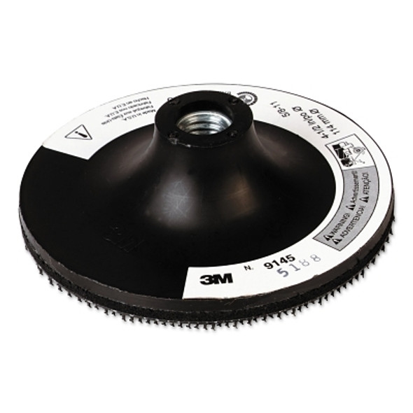 3M Abrasive Hook and Loop Disc Pad Holder, 4 1/2 in Diameter (1 EA / EA)