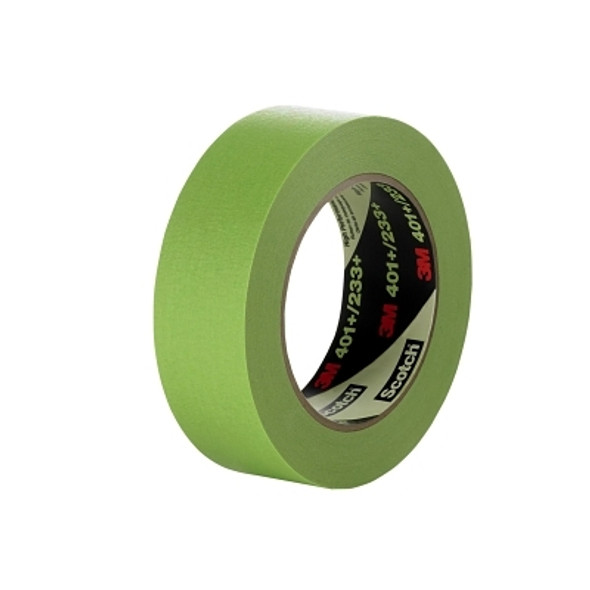 3M Industrial High Performance Masking Tapes 401+, 12 mm x 55 m, Green (1 RL / RL)