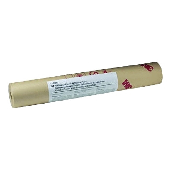 3M Welding and Spark Deflection Paper, 24 in X 150 ft, Flame-Retardant Paper, Brown (1 EA / EA)