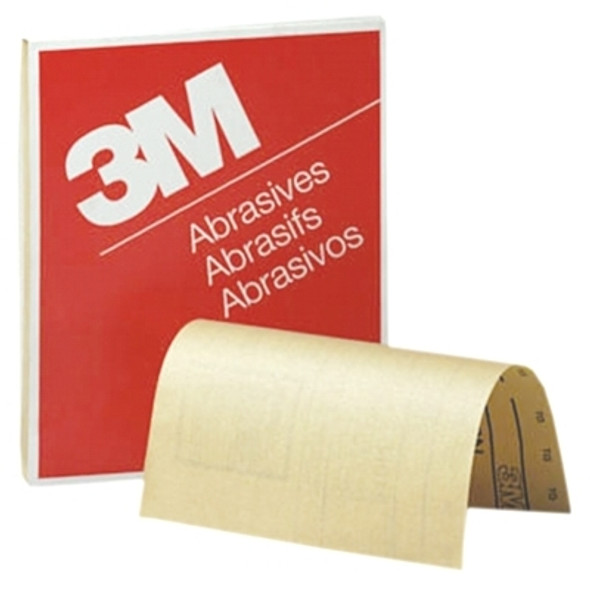 3M Abrasive 3M Abrasive Production Paper Sheets, Aluminum Oxide Paper, 80 Grit (1000 EA / CA)