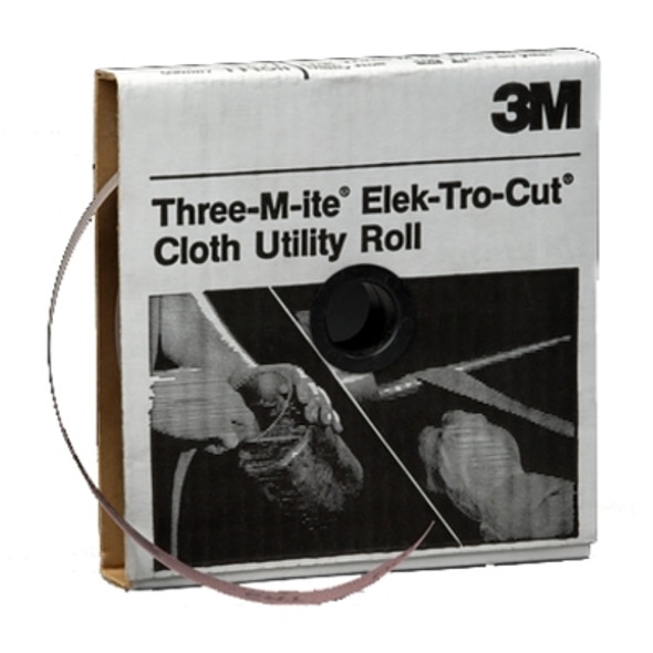 3M Abrasive 211K Utility Cloth Rolls, 2 in, 50 yd, 80 Grit (1 EA / EA)