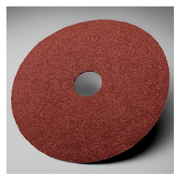 3M Abrasive 381C Fibre Discs, Aluminum Oxide, 5 in Dia, 7/8 in Arbor, 80 Grit (100 EA / CTN)